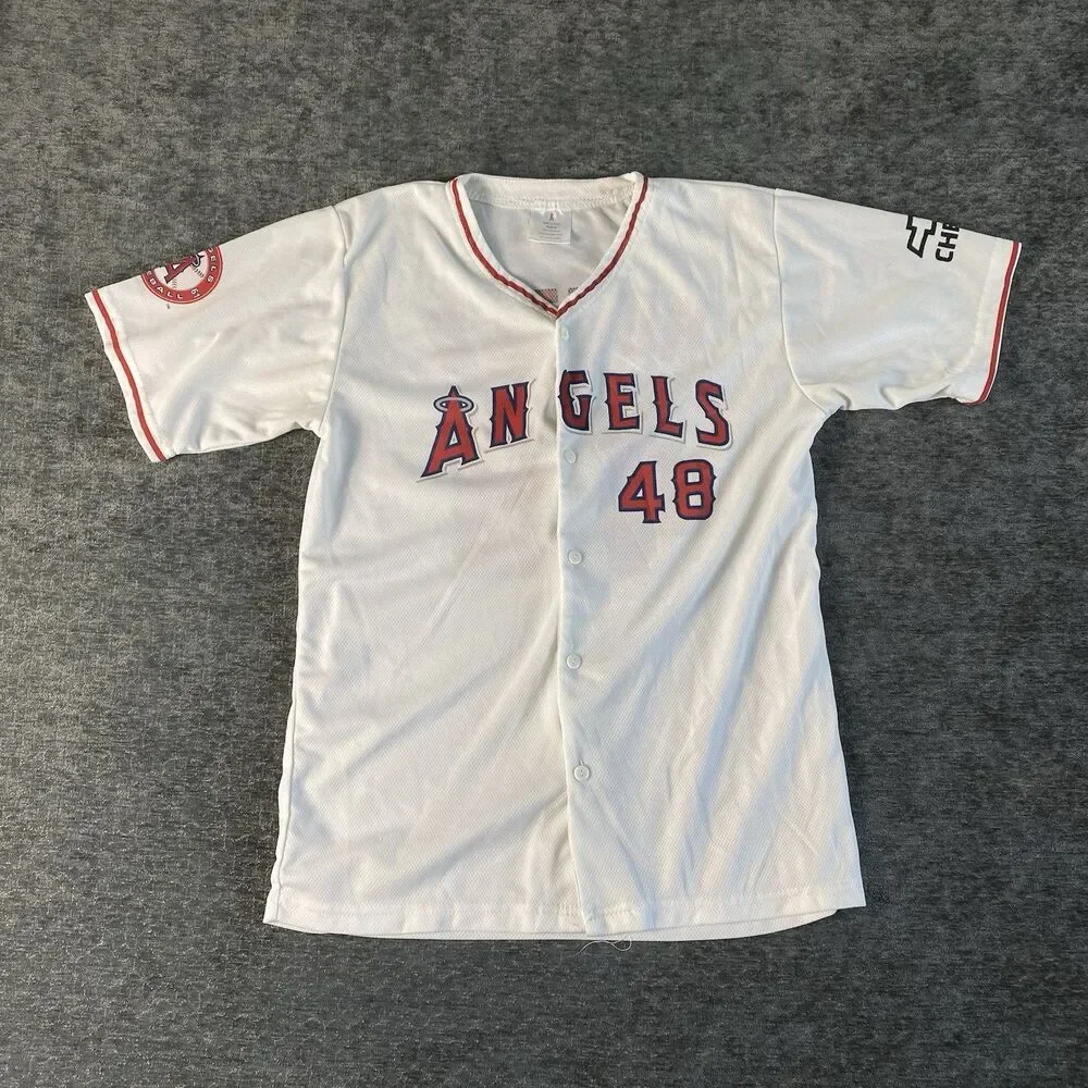 Majestic Torii Hunter Angels Jersey Youth Size XL